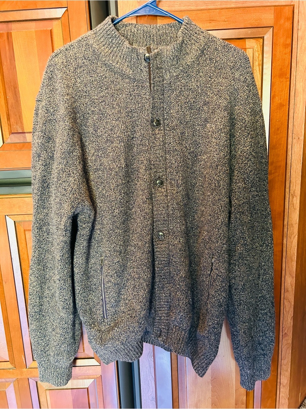 Premium Louis Castel Golf Sweater Jacket - Size 115 (US Men's 2XL) - Wool Shell